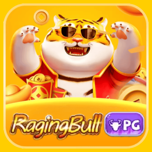 Imagem promocional da RAGINGBULLPG mostrando a plataforma e suas vantagens